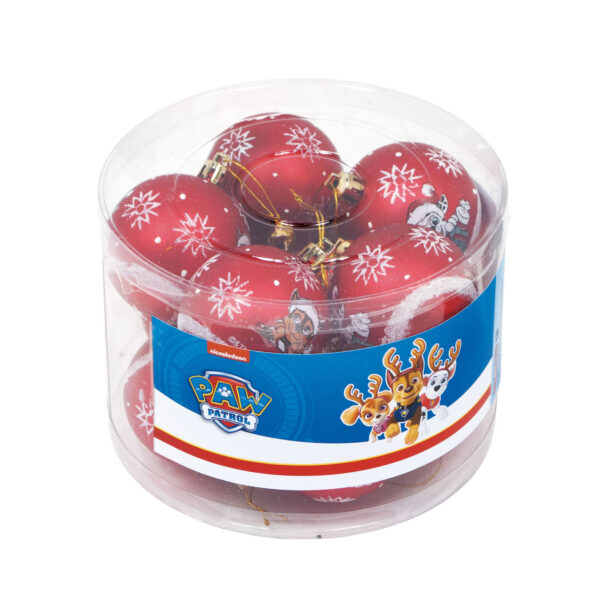 Kinder Kerstballen PAW Patrol Rood