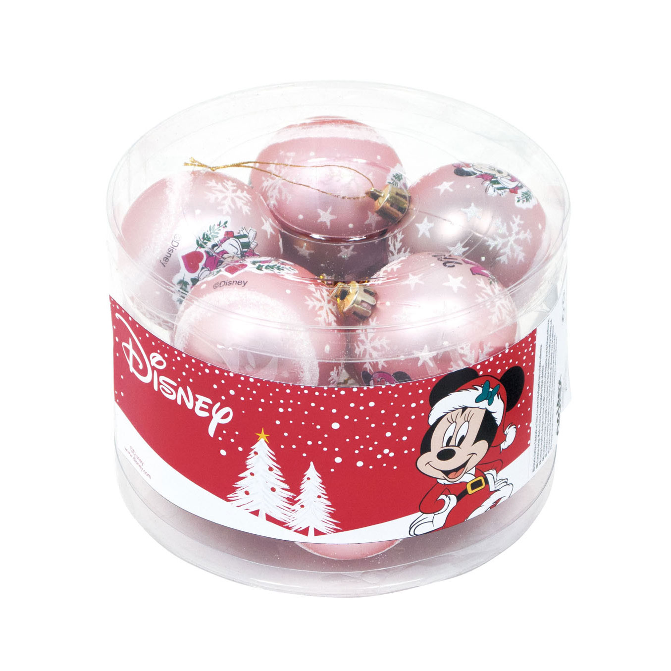 Kinder Kerstballen Minnie Mouse Roze