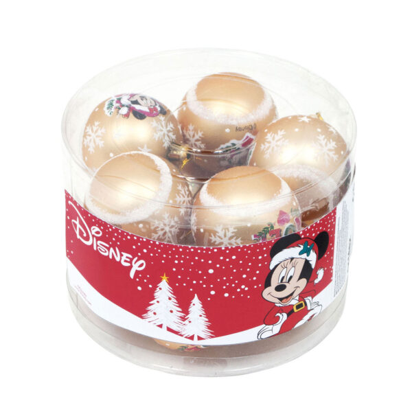 Kinder Kerstballen Minnie Mouse Goud