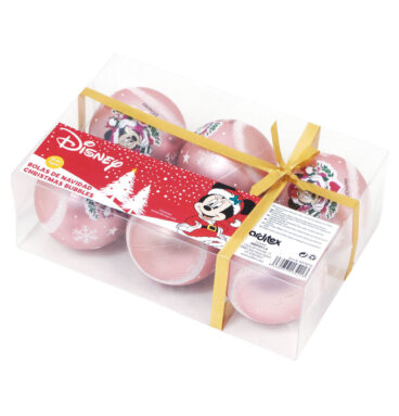 Kinder Kerstballen Minnie Mouse Roze
