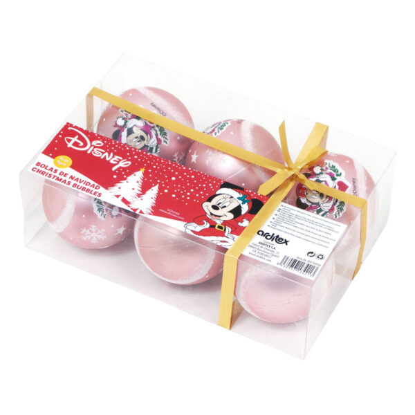 Kinder Kerstballen Minnie Mouse Roze