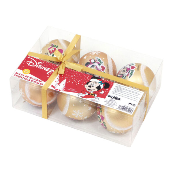 Kinder Kerstballen Minnie Mouse Goud