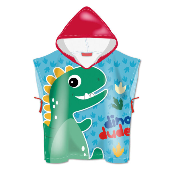 Handdoek Poncho Dino Dude