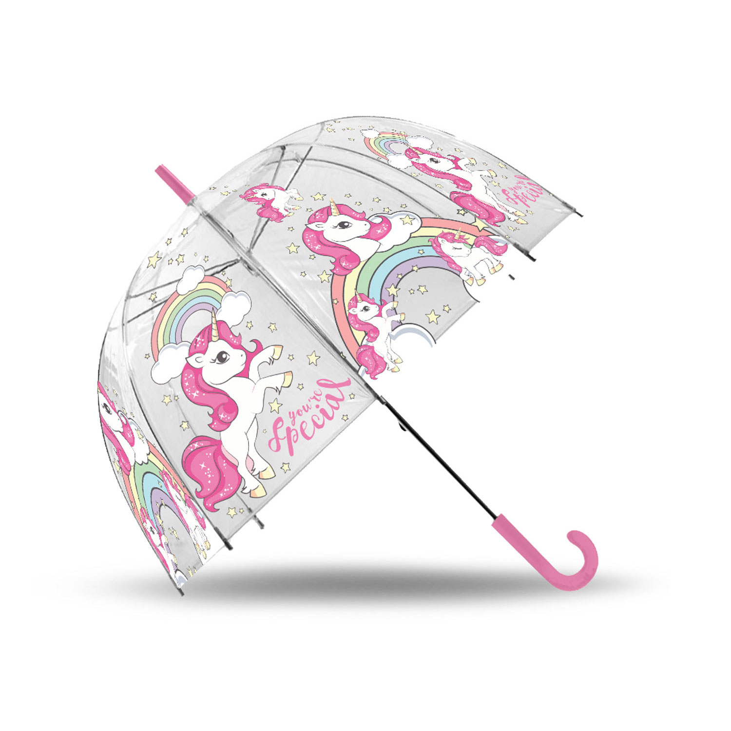 Transparante Paraplu Eenhoorn