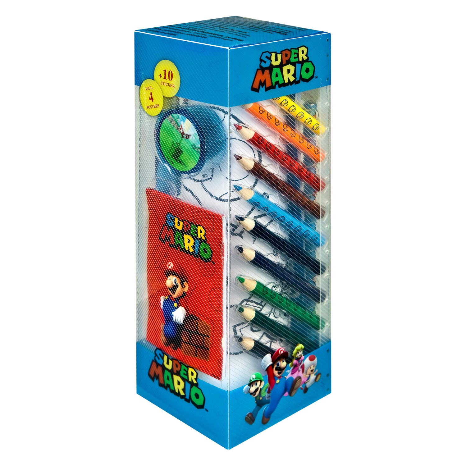 Super Mario Stationery Set Tower