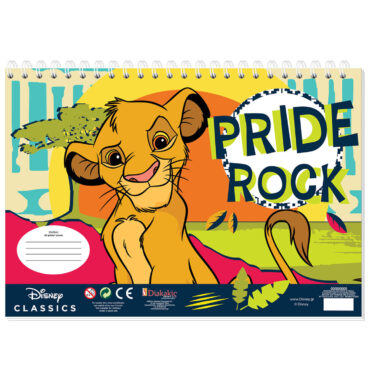 Lion King Kleurplaten met Stencil en Stickervel
