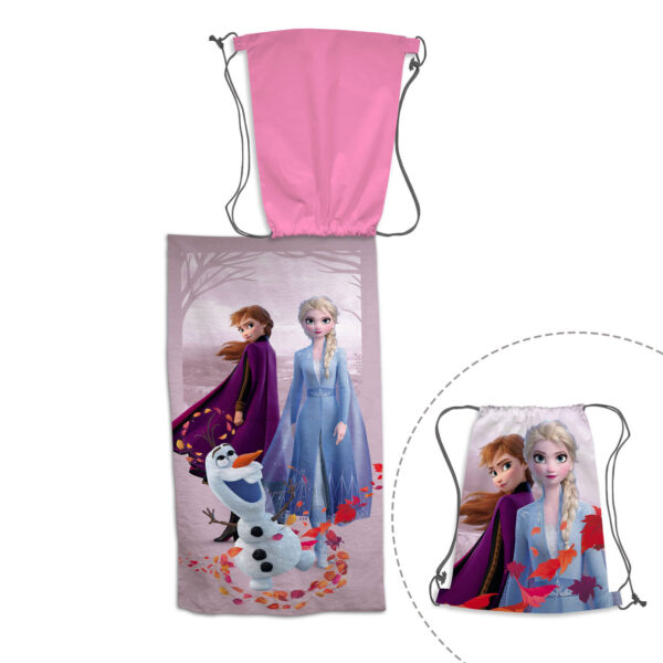 Disney Frozen Strandlaken en Zwemtas 2in1