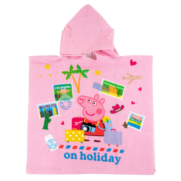 Peppa Pig Poncho 100% Polyester 55x110cm