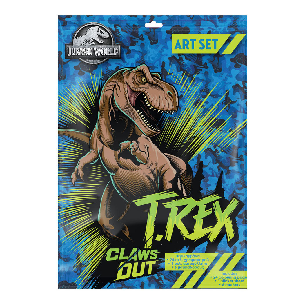 Kleurboek Jurassic World T-Rex