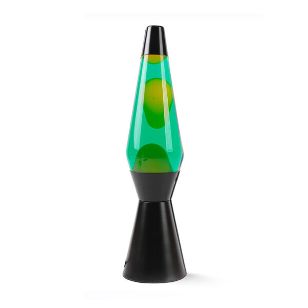 Lavalamp Zwart/Groen