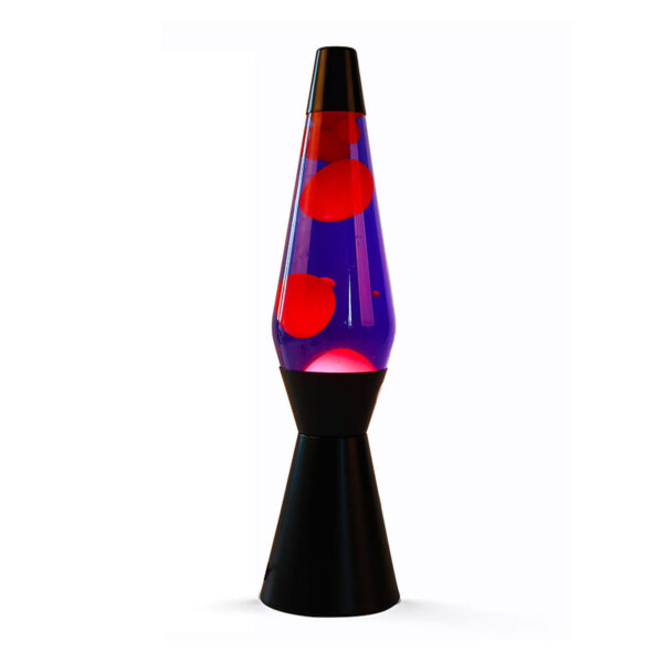 Lavalamp Zwart/Paars