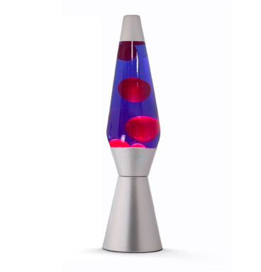 Lavalamp Zilver/Rood/Paars