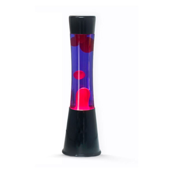 Lavalamp Zwart/Paars/Roze