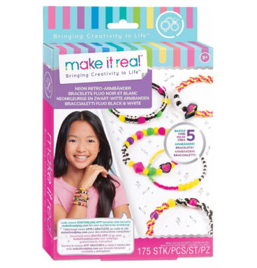 Make It Real Neonkleurige en Zwart-Wit Armbanden