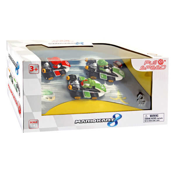 Super Mario Pull Back Kart Set