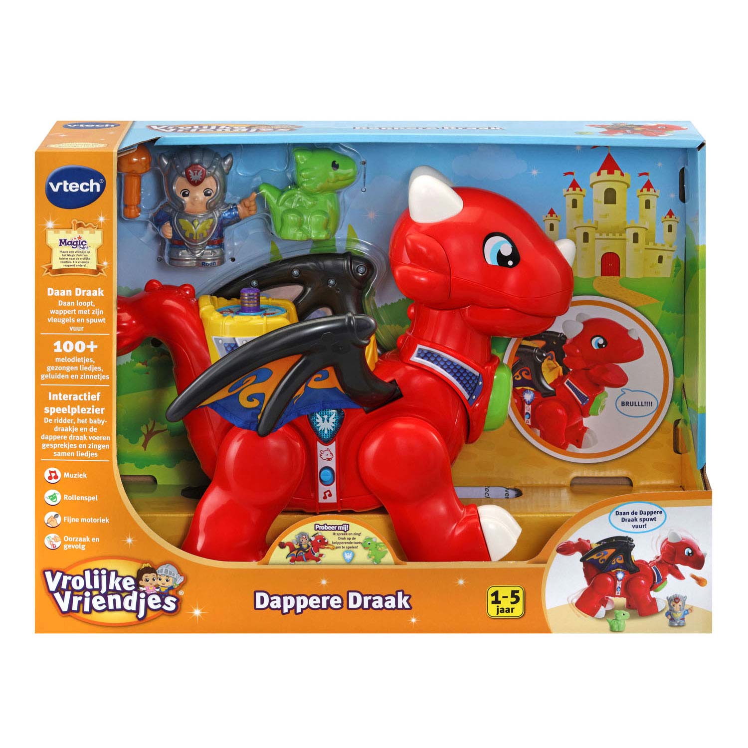 VTech Vrolijke Vriendjes - Dappere Draak