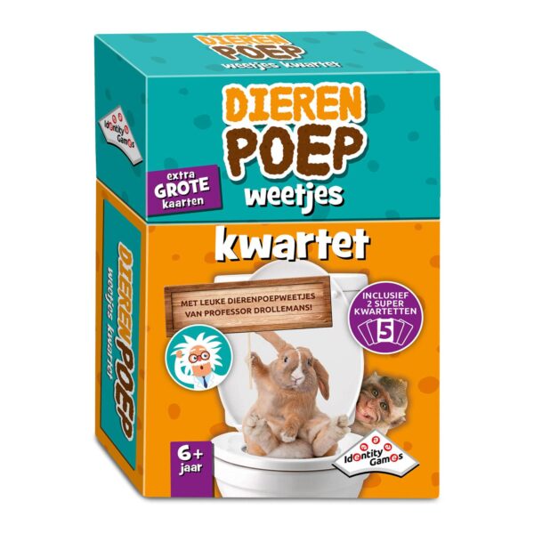 Dierenpoep Weetjes Kwartet