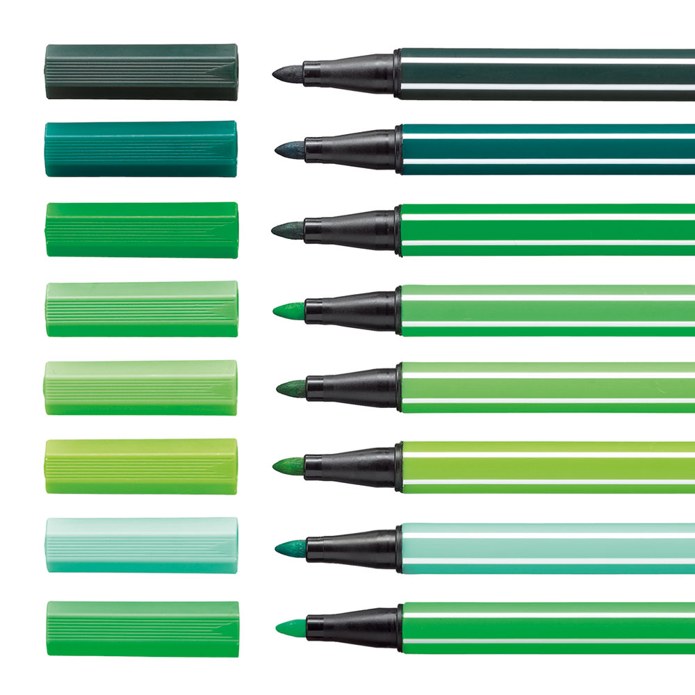 STABILO Pen 68 Viltstift - Groentinten