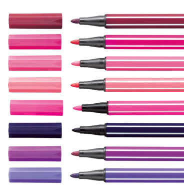 STABILO Pen 68 Viltstift - Roze en Paarstinten