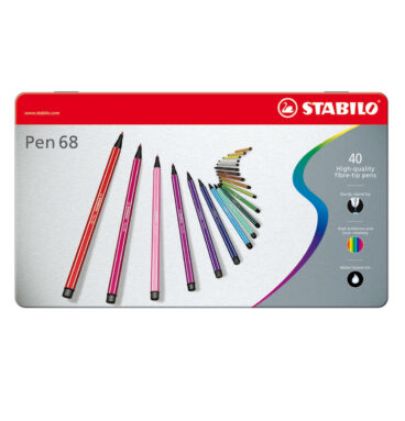 STABILO Pen 68 in Metalen Doos