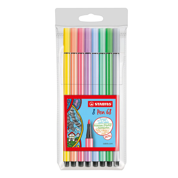 STABILO pen 68 Pastel Viltstiften