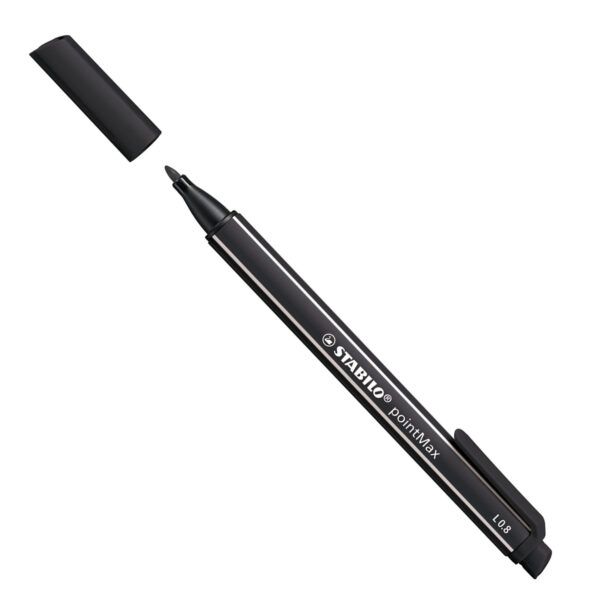 STABILO pointMax Fineliner - Zwart (488/46)