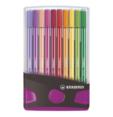 STABILO Pen 68 Colorparade Antraciet/Roze