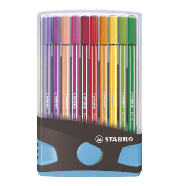 STABILO Pen 68 Colorparade Antraciet/Lichtblauw