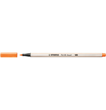 STABILO Pen 68 Brush 054 - Fluorescerend Oranje
