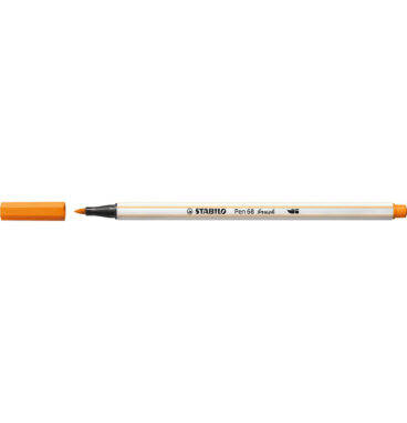 STABILO Pen 68 Brush 54 - Oranje