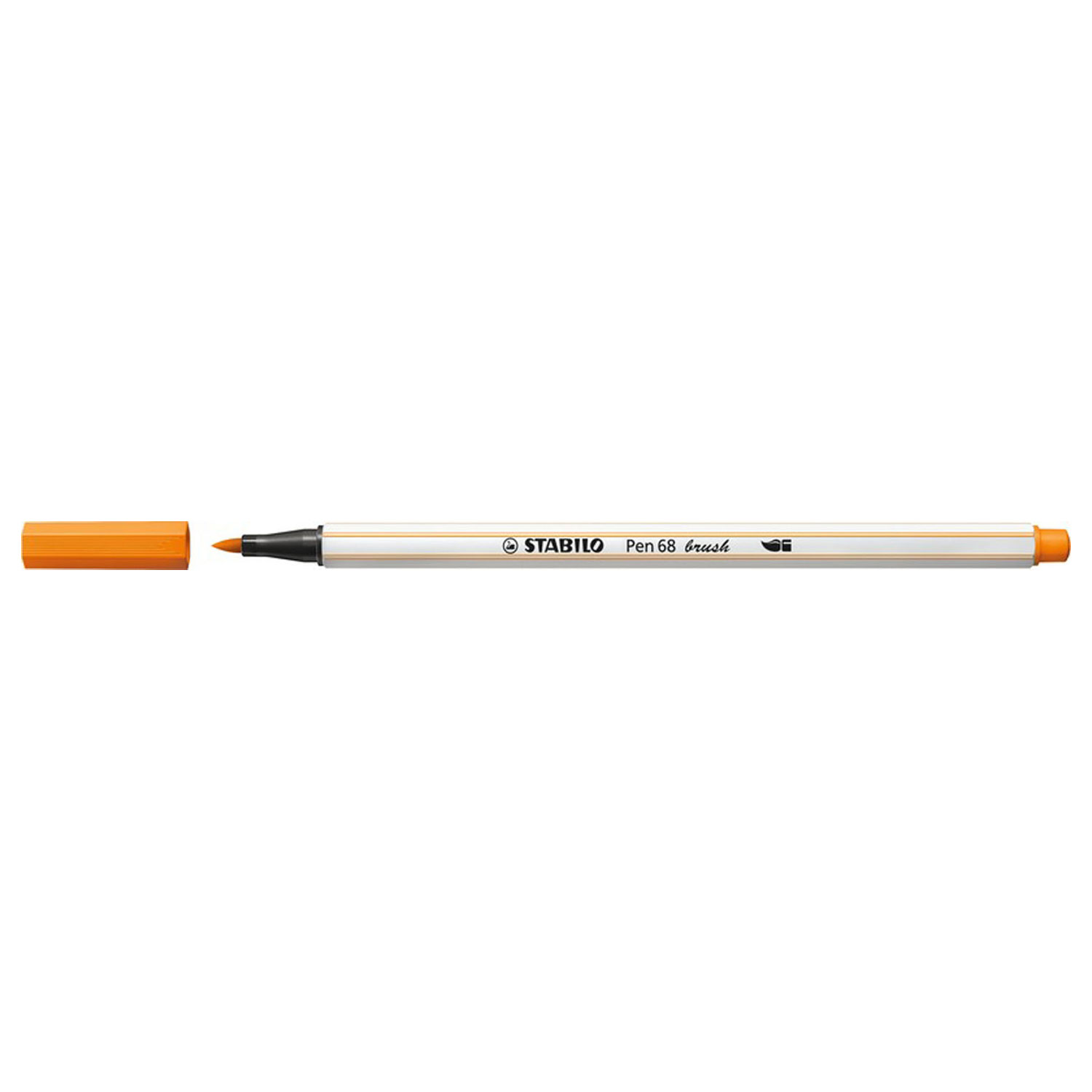 STABILO Pen 68 Brush 54 - Oranje
