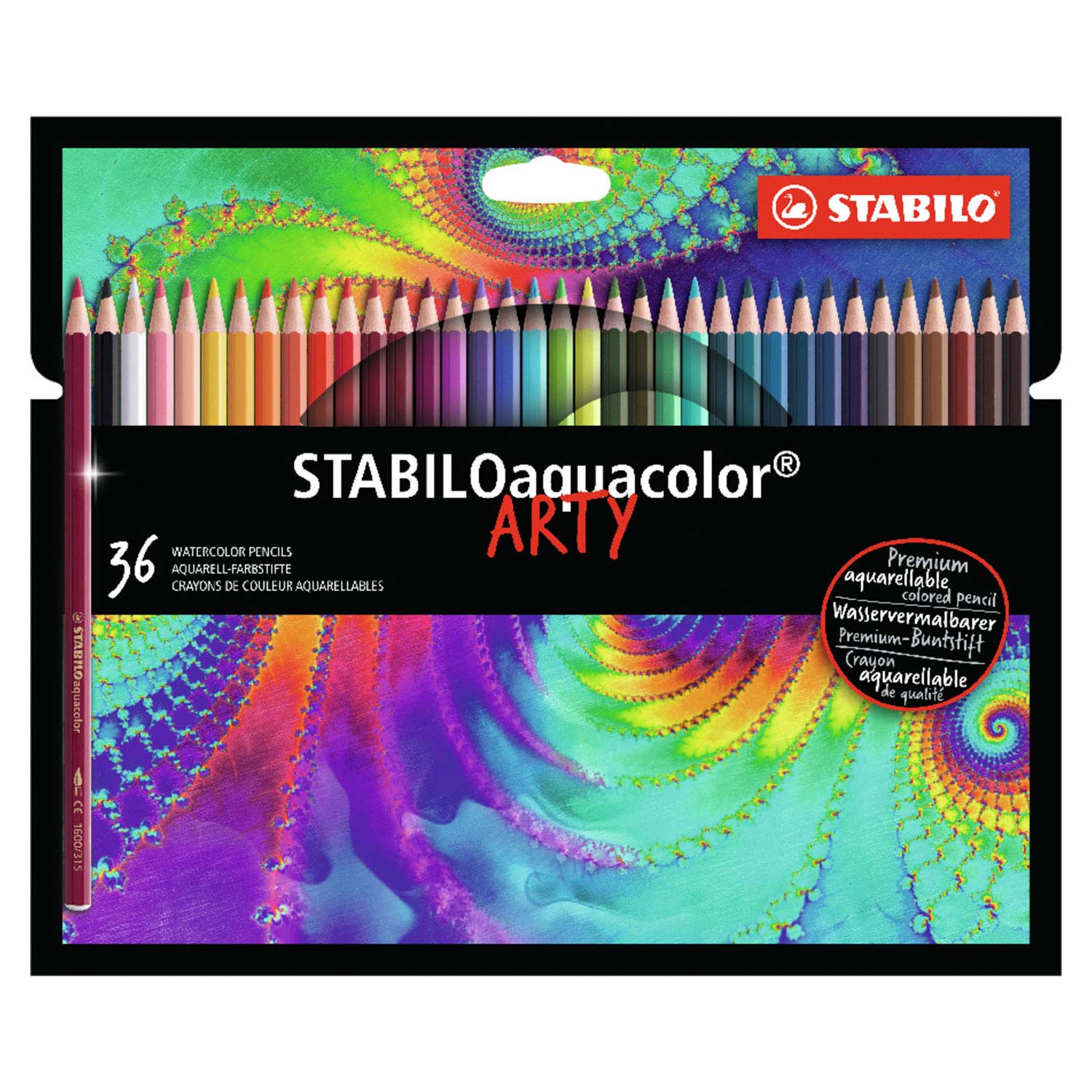 STABILO Aquacolor Kleurpotloden ARTY etui