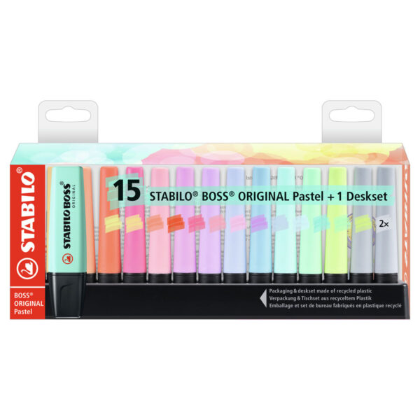 STABILO BOSS ORIGINAL Deskset Pastel