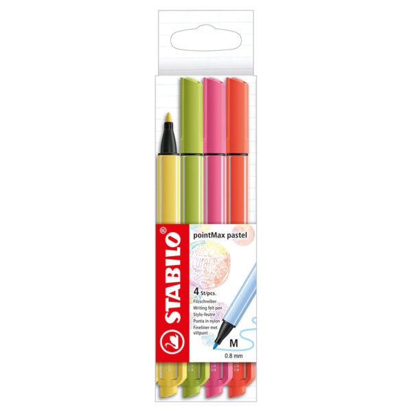 STABILO PointMax Fineliners Pastel