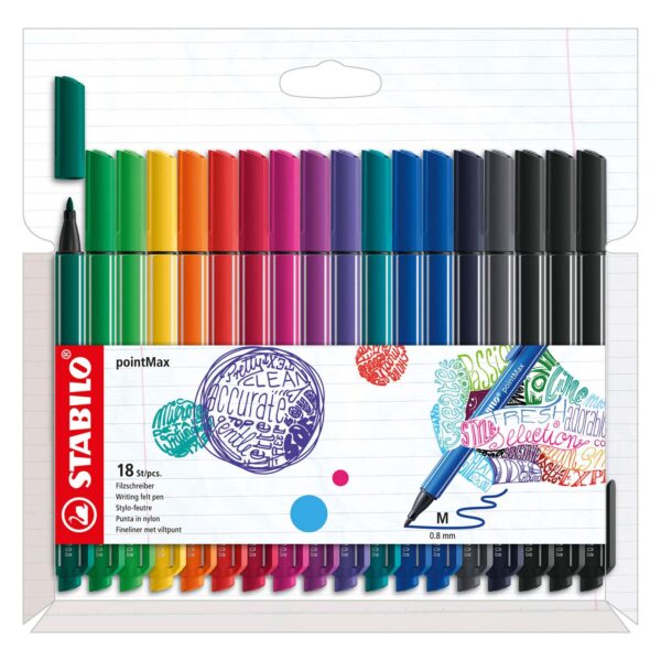 STABILO PointMax Fineliners