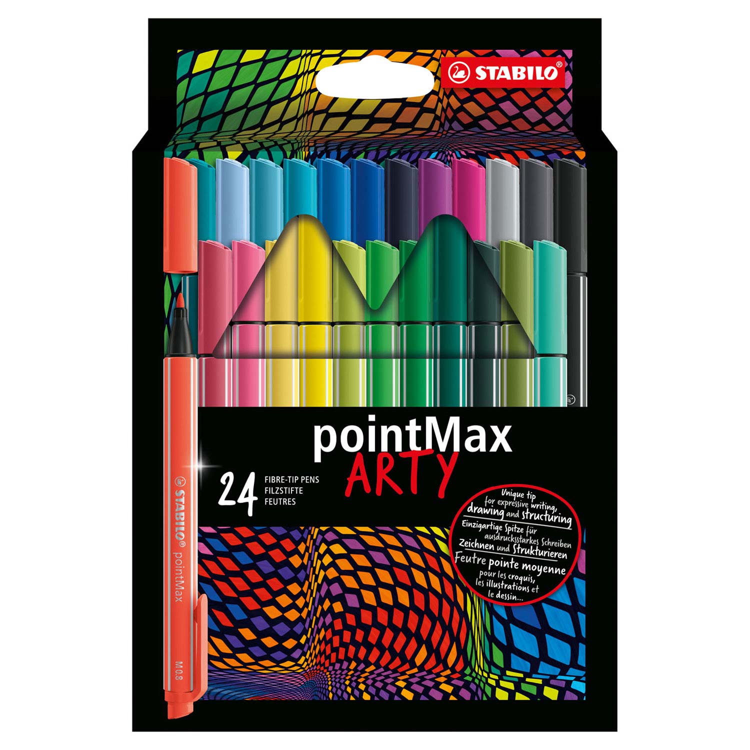 STABILO PointMax Fineliners ARTY Etui