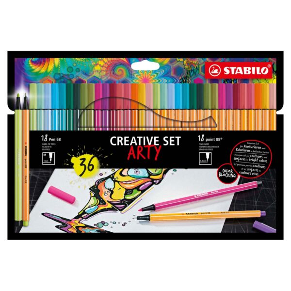 STABILO Creative Set ARTY Viltstiften 68/88