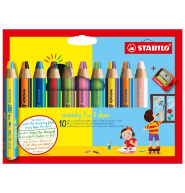 STABILO Woody 3in1 Duo met Puntenslijper