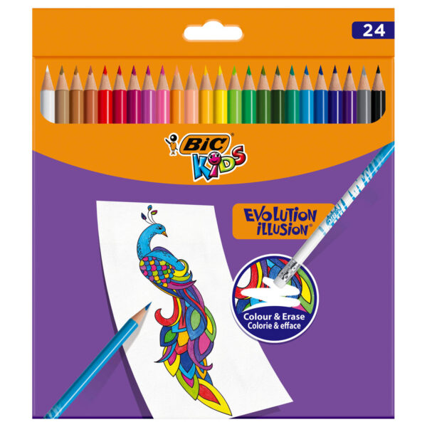 BIC Kids Evolution Uitgumbare Kleurpotloden