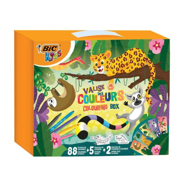 BIC Kids Safari Kleurkoffer