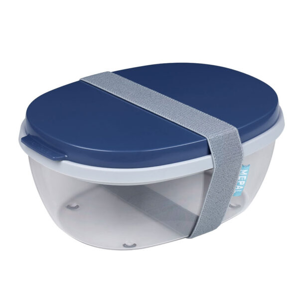 Mepal Saladebox Ellipse - Nordic Denim