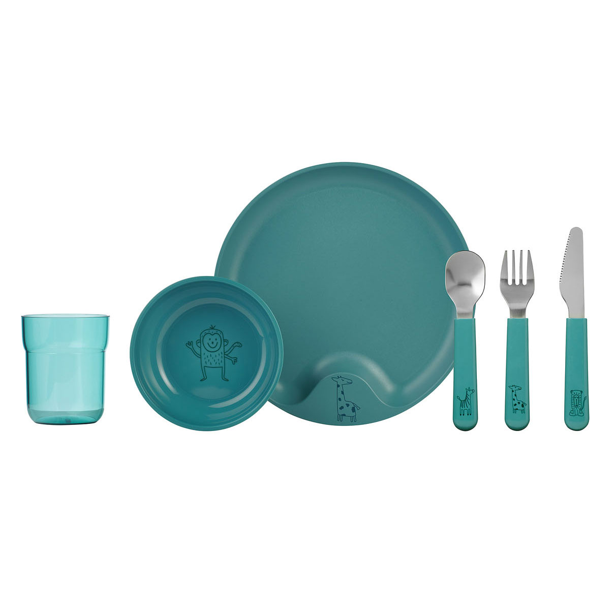 Mepal Mio Kinderservies - Deep Turquoise