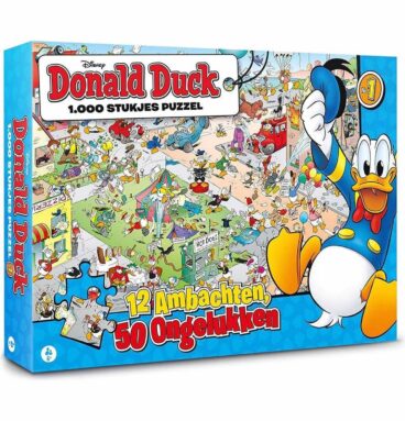 Donald Duck Puzzel - 12 Ambachten 50 Ongelukken