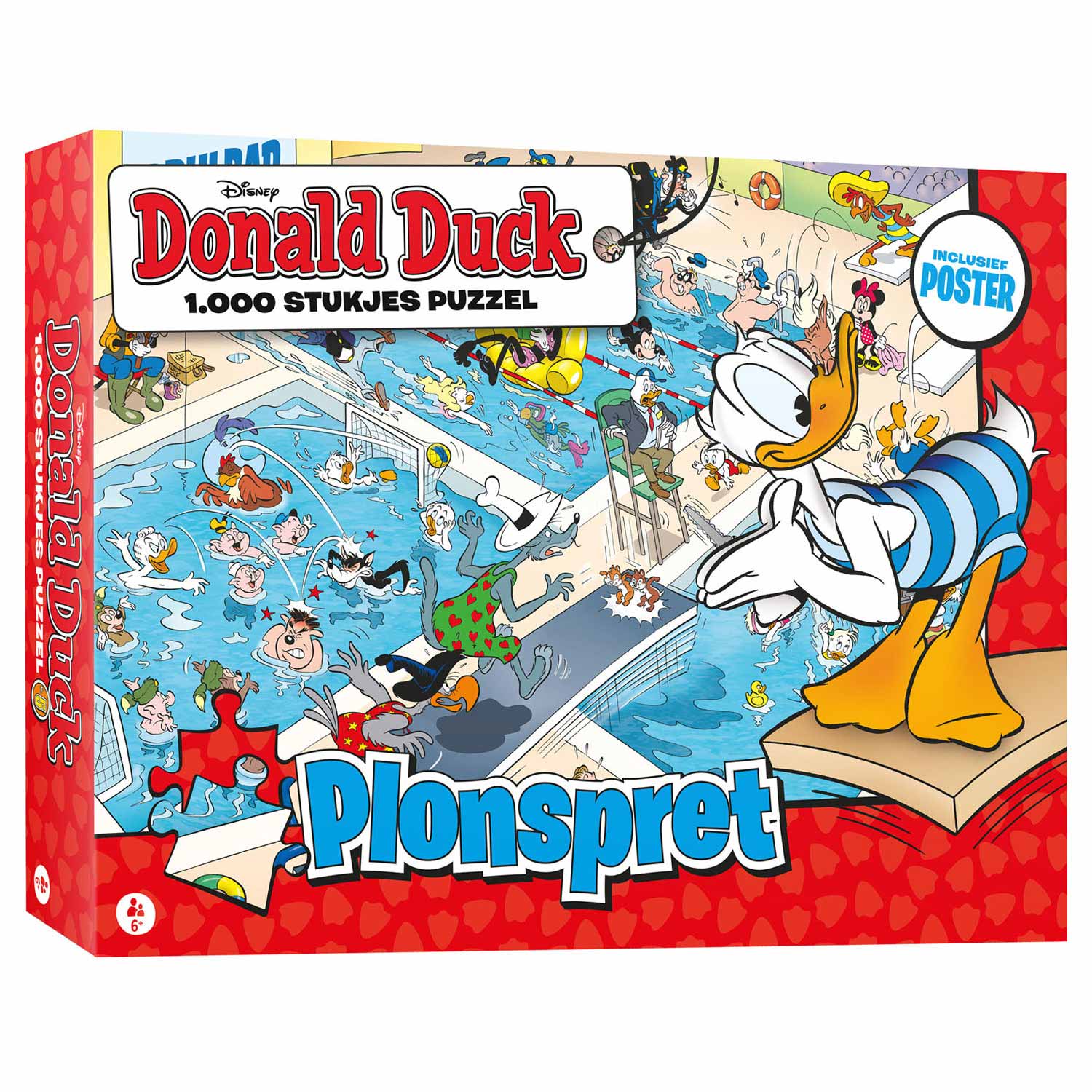 Donald Duck Puzzel - Plonspret