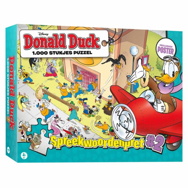 Donald Duck Puzzel - Spreekwoordenstrijd