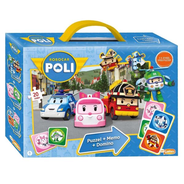 Robocar Poli - 3in1 Spellenbox