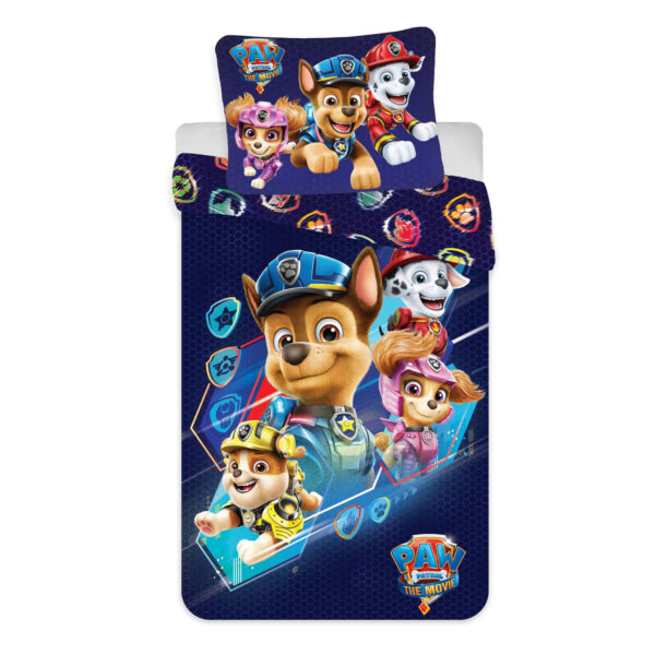 Dekbedovertrek Paw Patrol The Movie Blauw