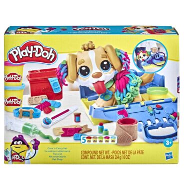 Play-Doh Care N Carry Dierenarts - Klei Speelset