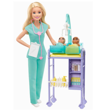 Barbie Kinderarts Poppen en Speelset