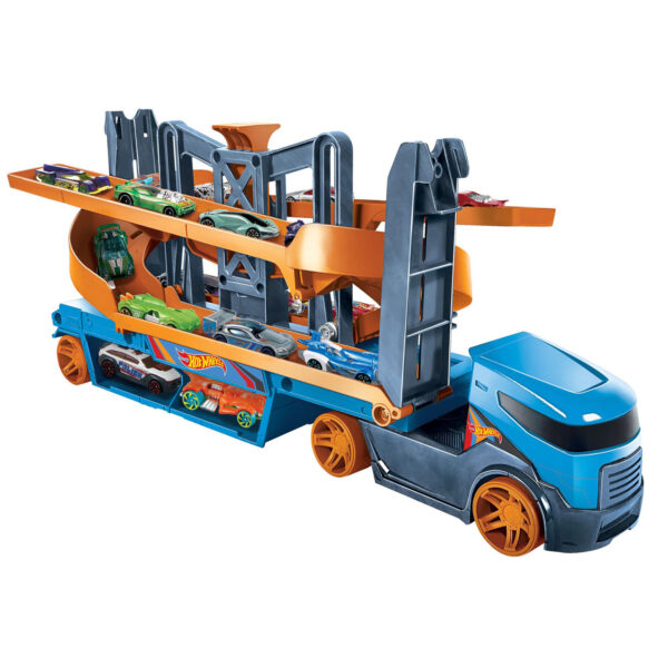 Hot Wheels City Lift en Lanceer Trailer